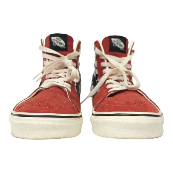 Vans SK8-HI Desert Snake Checkerboard Chili Oil Suede Mens 9 Womens 10.5 Sneaker main image 5